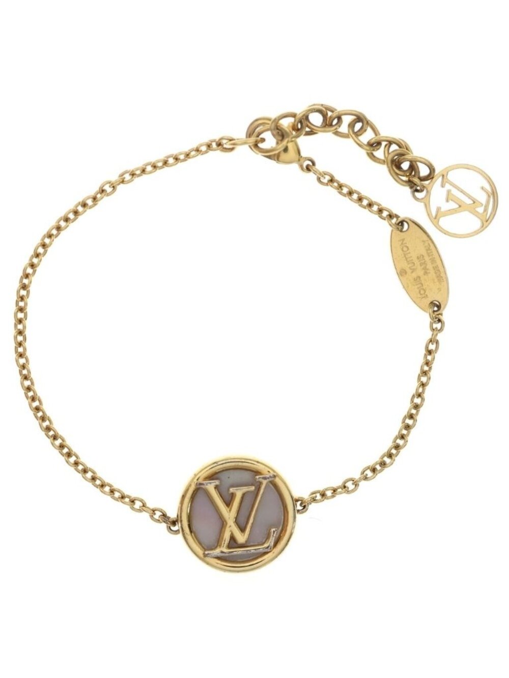 Louis Vuitton Bracelet Lto Mother of Pearl Gold